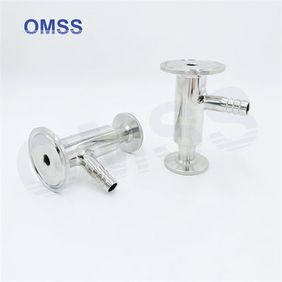 1 인치 위생 샘플 밸브 물 처리용 PTFE 밀폐가있는 스테인리스 스틸